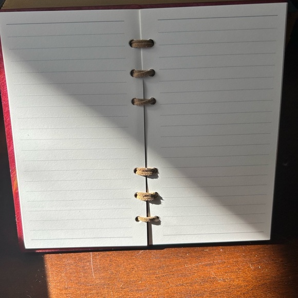 New red resin book of shadows- embedded feathers-add the ink set - Picture 5 of 13